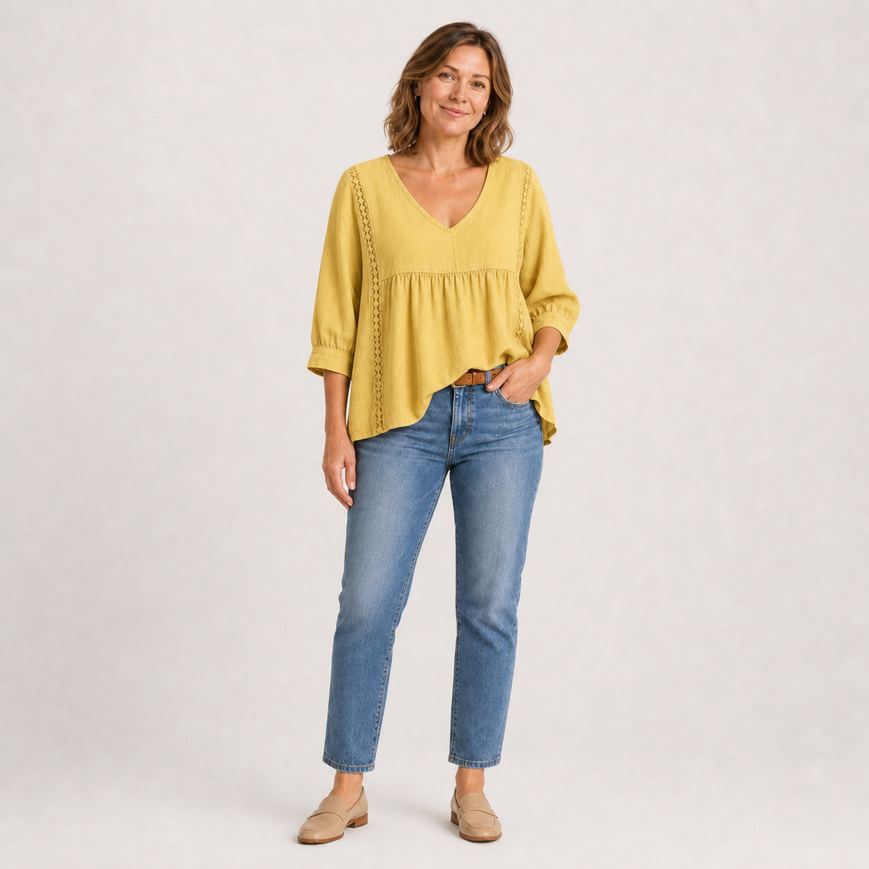 Vivienne V-Neck Blouse