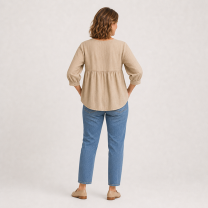 Vivienne V-Neck Blouse