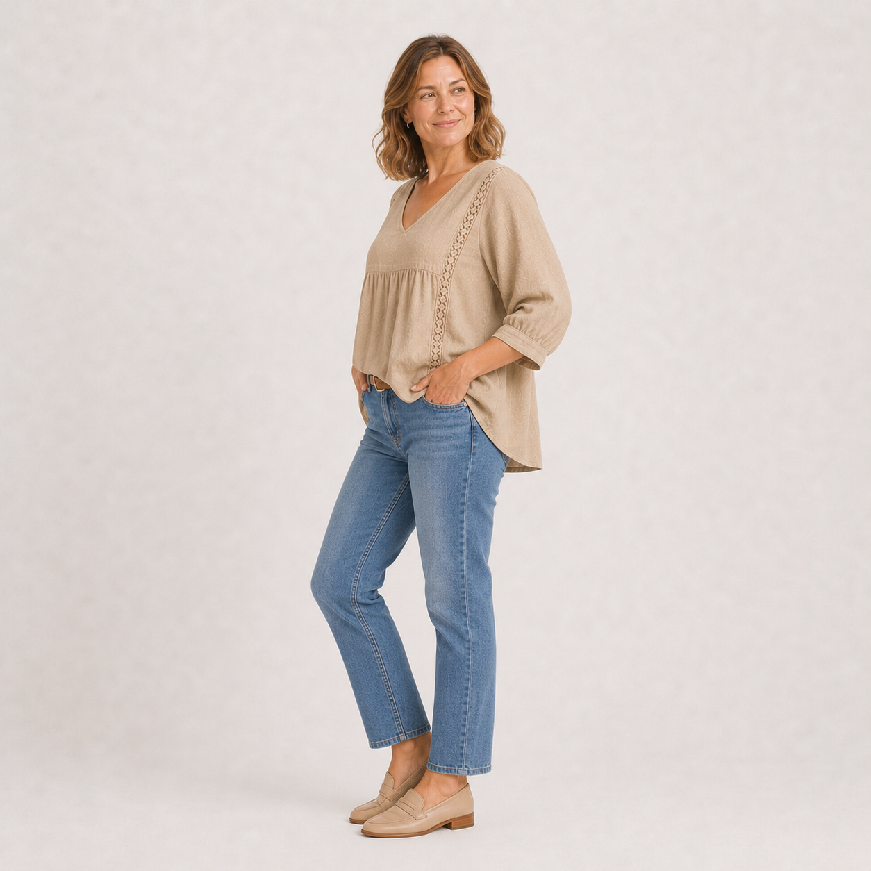 Vivienne V-Neck Blouse