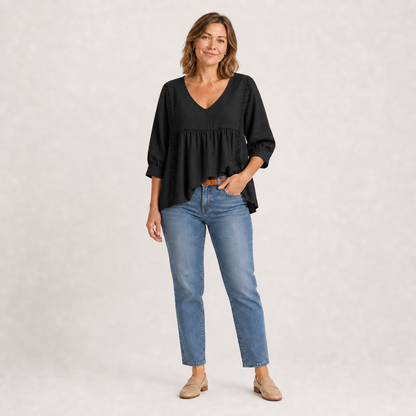 Vivienne V-Neck Blouse