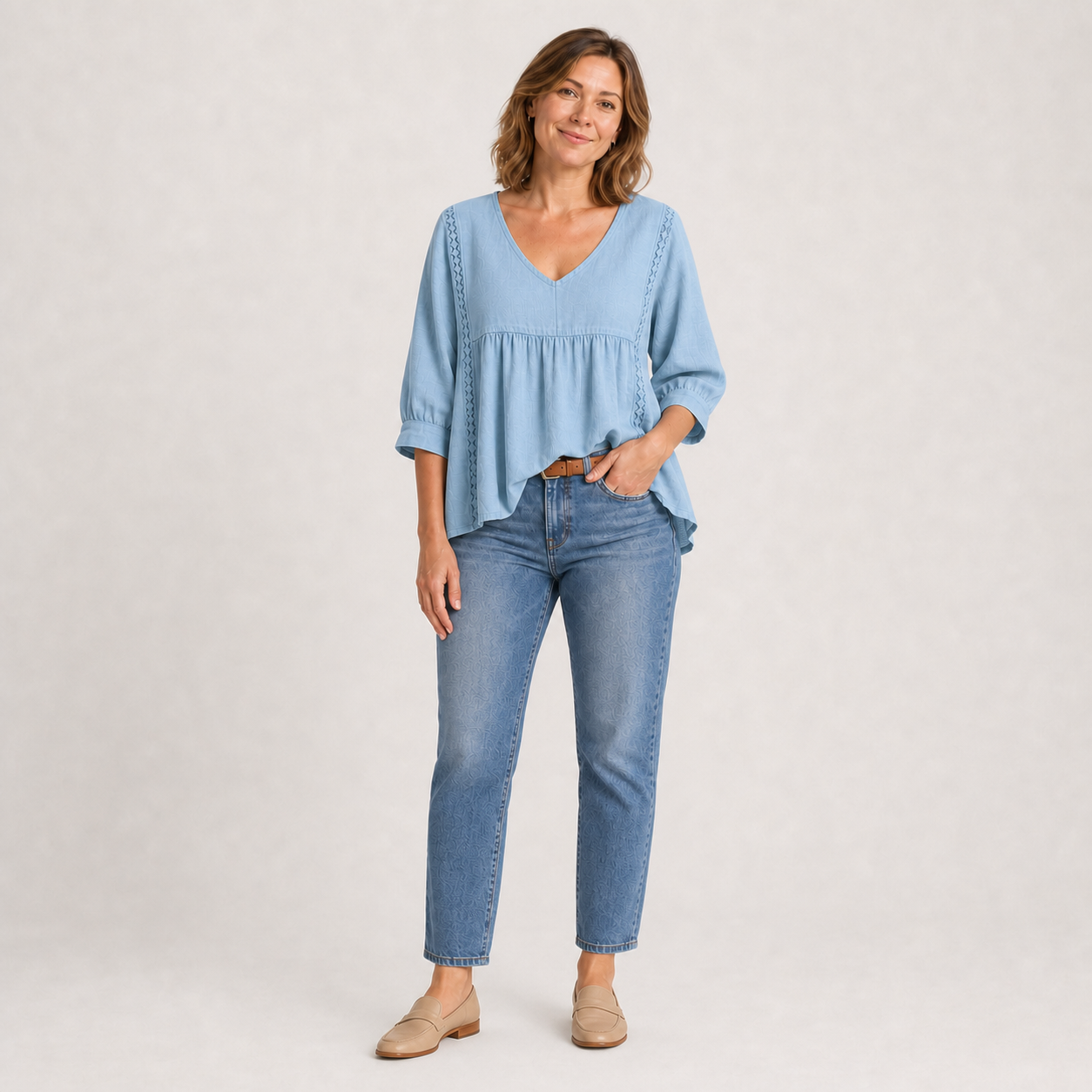 Vivienne V-Neck Blouse