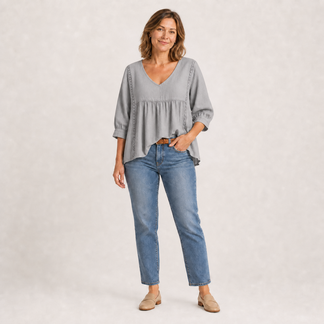 Vivienne V-Neck Blouse
