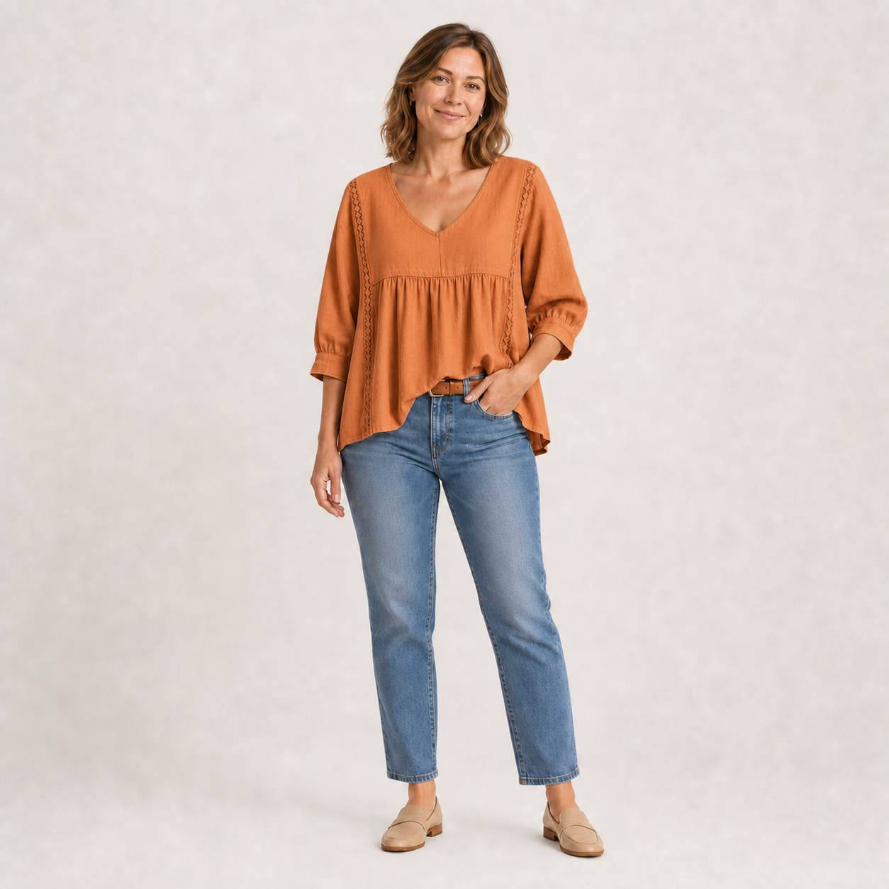 Vivienne V-Neck Blouse