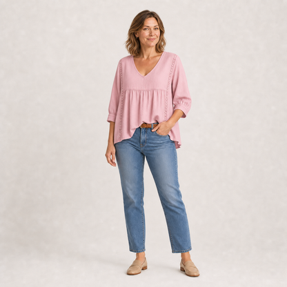 Vivienne V-Neck Blouse