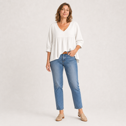 Vivienne V-Neck Blouse