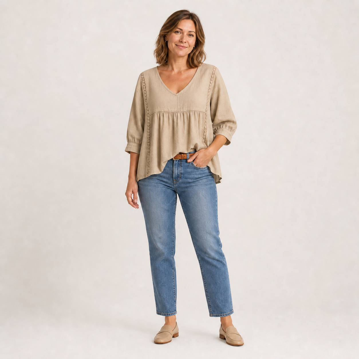 Vivienne V-Neck Blouse